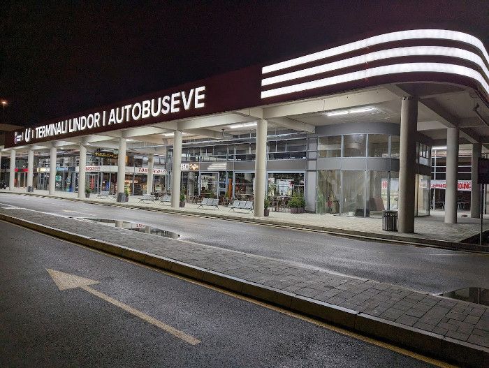 Bus station transfer service